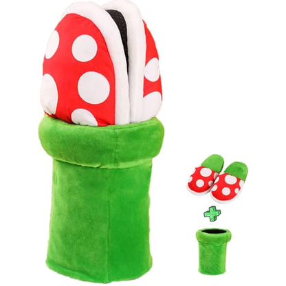 Pantuflas Planta Carnivora Retro