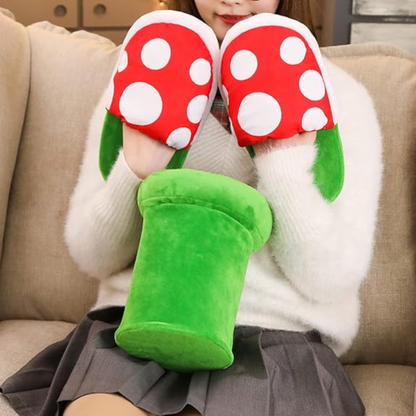 Pantuflas Planta Carnivora Retro